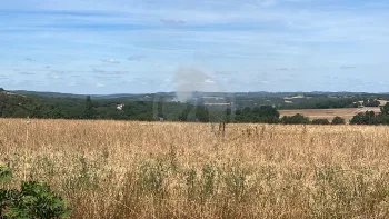 Incendie à Bournazel - Tarn - 1 juillet 2026 - Feux de forêts et d'espaces naturels