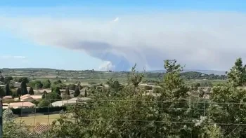 Incendie à Sainte-Valière - Aude - 1 juillet 2026 - Feux de forêts et d'espaces naturels
