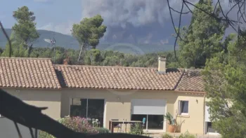 Incendie à Sainte-Valière - Aude - 1 juillet 2026 - Feux de forêts et d'espaces naturels