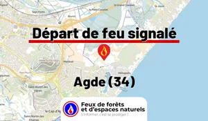 Incendie à Agde (34) : le feu est éteint