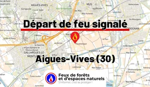 Incendie à Aigues-Vives (30) : le feu est éteint