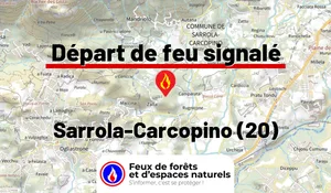 Incendie à Sarrola-Carcopino (20) : le feu est éteint