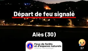 Incendie à Alès (30) : le feu est éteint