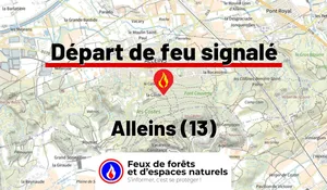 Incendie à Alleins (13) : le feu est éteint