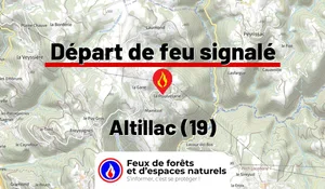 Incendie à Altillac (19) : le feu est éteint