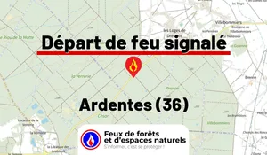Incendie à Ardentes (36) : le feu est éteint