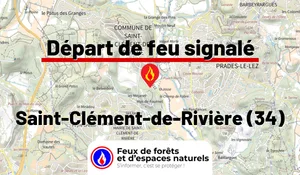 Incendie à Saint-Clément-de-Rivière (34) : le feu est éteint