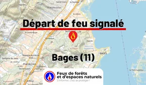 Incendie à Bages (11) : le feu est éteint