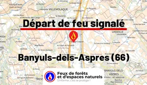 Incendie à Banyuls-dels-Aspres (66) : le feu est éteint