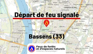 Incendie à Bassens (33) : le feu est éteint