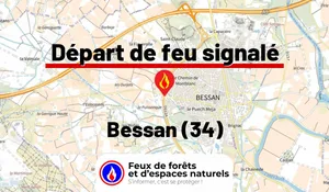 Incendie à Bessan (34) : le feu est éteint