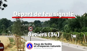 Incendie à Béziers (34) : le feu est éteint