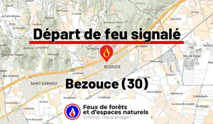 Incendie à Bezouce (30) : le feu est éteint