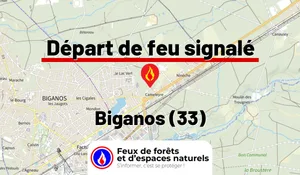 Incendie à Biganos (33) : le feu est éteint