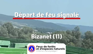 Incendie à Bizanet (11) : le feu est éteint