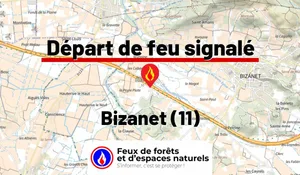 Incendie à Bizanet (11) : le feu est éteint