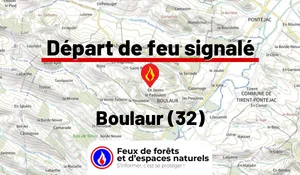 Incendie à Boulaur (32) : le feu est éteint