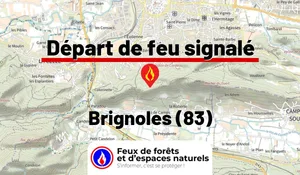 Incendie à Brignoles (83) : le feu est éteint