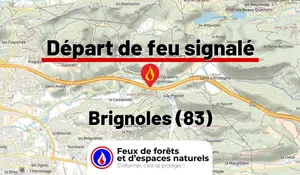 Incendie à Brignoles (83) : le feu est éteint