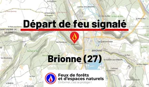 Incendie à Brionne (27) : le feu est éteint