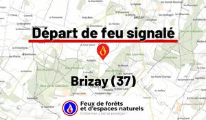 Incendie à Brizay (37) : le feu est éteint