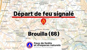 Incendie à Brouilla (66) : le feu est éteint