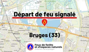 Incendie à Bruges (33) : le feu est éteint