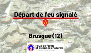 Incendie à Brusque (12) : le feu est éteint