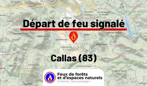 Incendie à Callas (83) : le feu est éteint