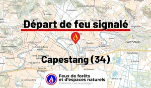 Incendie à Capestang (34) : le feu est éteint