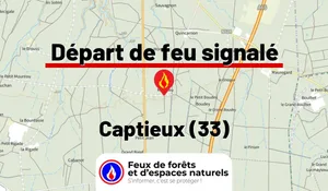 Incendie à Captieux (33) : le feu est éteint