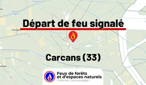 Incendie à Carcans (33) : le feu est éteint