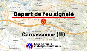 Incendie à Carcassonne (11) : le feu est éteint
