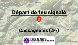 Incendie à Cassagnoles (34) : le feu est éteint