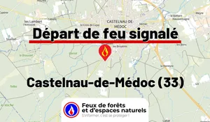 Incendie à Castelnau-de-Médoc (33) : le feu est éteint