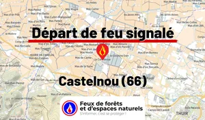 Incendie à Castelnou (66) : le feu est éteint