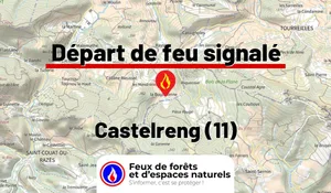 Incendie à Castelreng (11) : le feu est éteint
