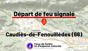Incendie à Caudiès-de-Fenouillèdes (66) : le feu est éteint