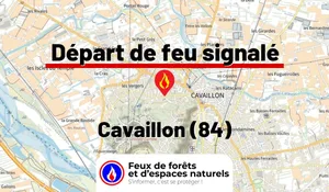 Incendie à Cavaillon (84) : le feu est éteint