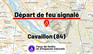 Incendie à Cavaillon (84) : le feu est éteint
