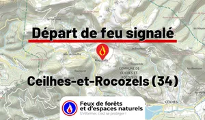 Incendie à Ceilhes-et-Rocozels (34) : le feu est éteint