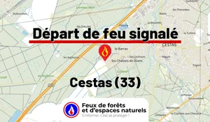 Incendie à Cestas (33) : le feu est éteint