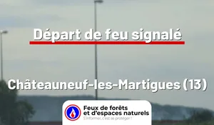 Incendie à Châteauneuf-les-Martigues (13) : le feu est éteint