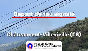 Incendie à Châteauneuf-Villevieille (06) : le feu est éteint