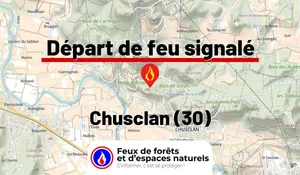 Incendie à Chusclan (30) : le feu est éteint
