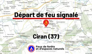 Incendie à Ciran (37) : le feu est éteint