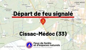 Incendie à Cissac-Médoc (33) : le feu est éteint