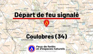 Incendie à Coulobres (34) : le feu est éteint