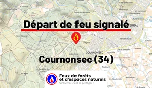 Incendie à Cournonsec (34) : le feu est éteint