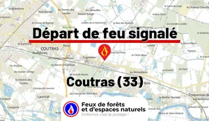Incendie à Coutras (33) : le feu est éteint